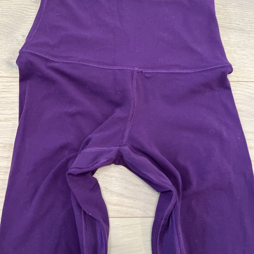 LULULEMON heathered tender violet purple Wunder Under pant hi-rise leggings 4 - Picture 4 of 12